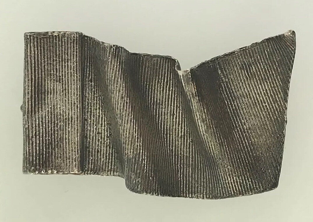 Mignon Faget Sterling Silver 925 Retired Twisted Ribbon Belt Buckle