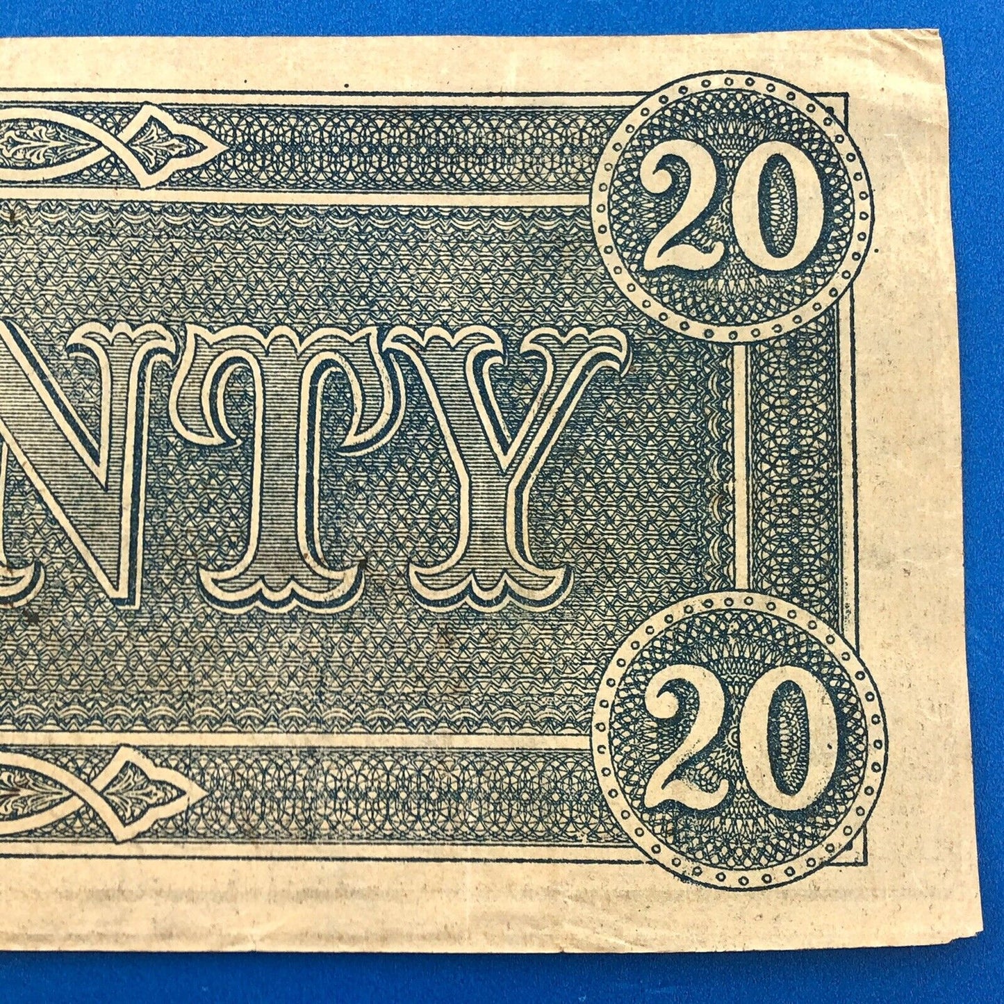 1864 $20 Twenty Dollars Confederate States of America CSA Last Issue T-67 Curren