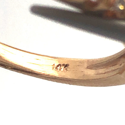 14K Yellow Gold Round Diamond Channel Set Wedding Anniversary Band Ring