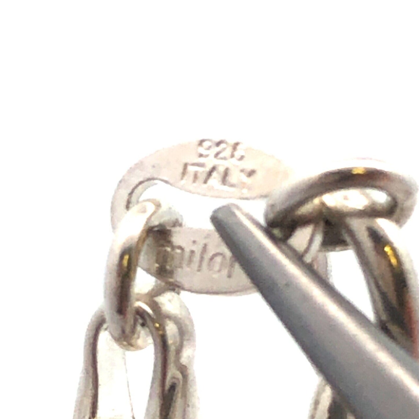 Designer Milor Italy 925 Sterling Silver Italian Coin Currency Charm Bracel