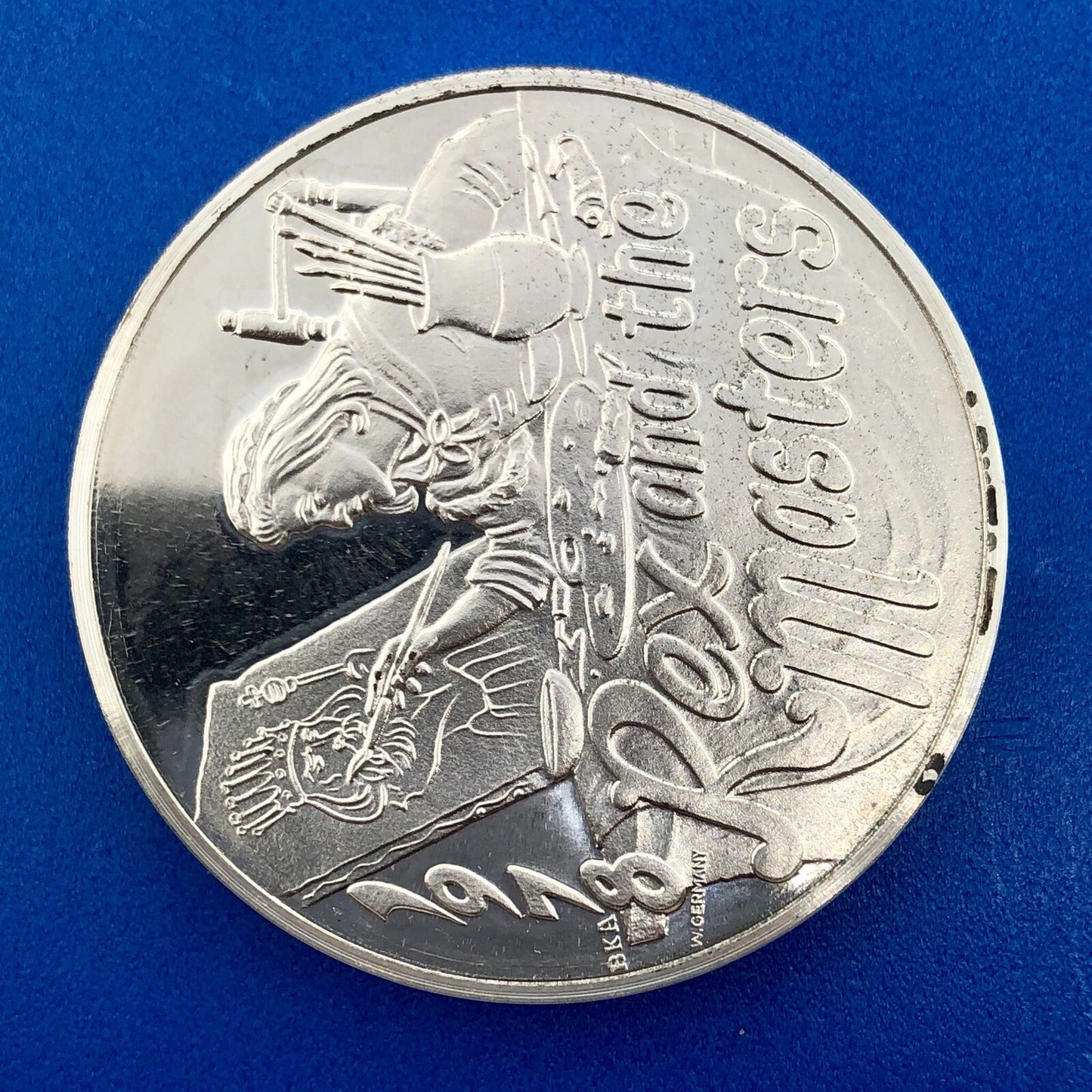 1978 Krewe of REX 999 Silver Mardi Gras Doubloon Rex And The Masters