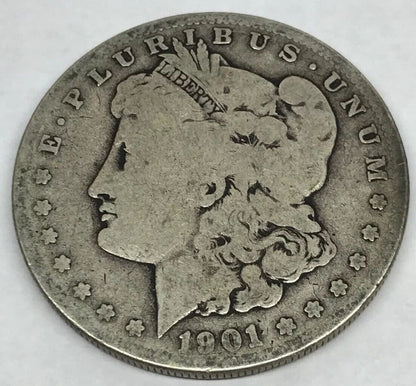 1901 S Morgan Silver Dollar Better Key Rare San Francisco Mint Coin #2