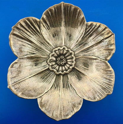 Gianmaria Buccellati Flower Sterling Silver Grosse Schale Narzisse Candy Bowl