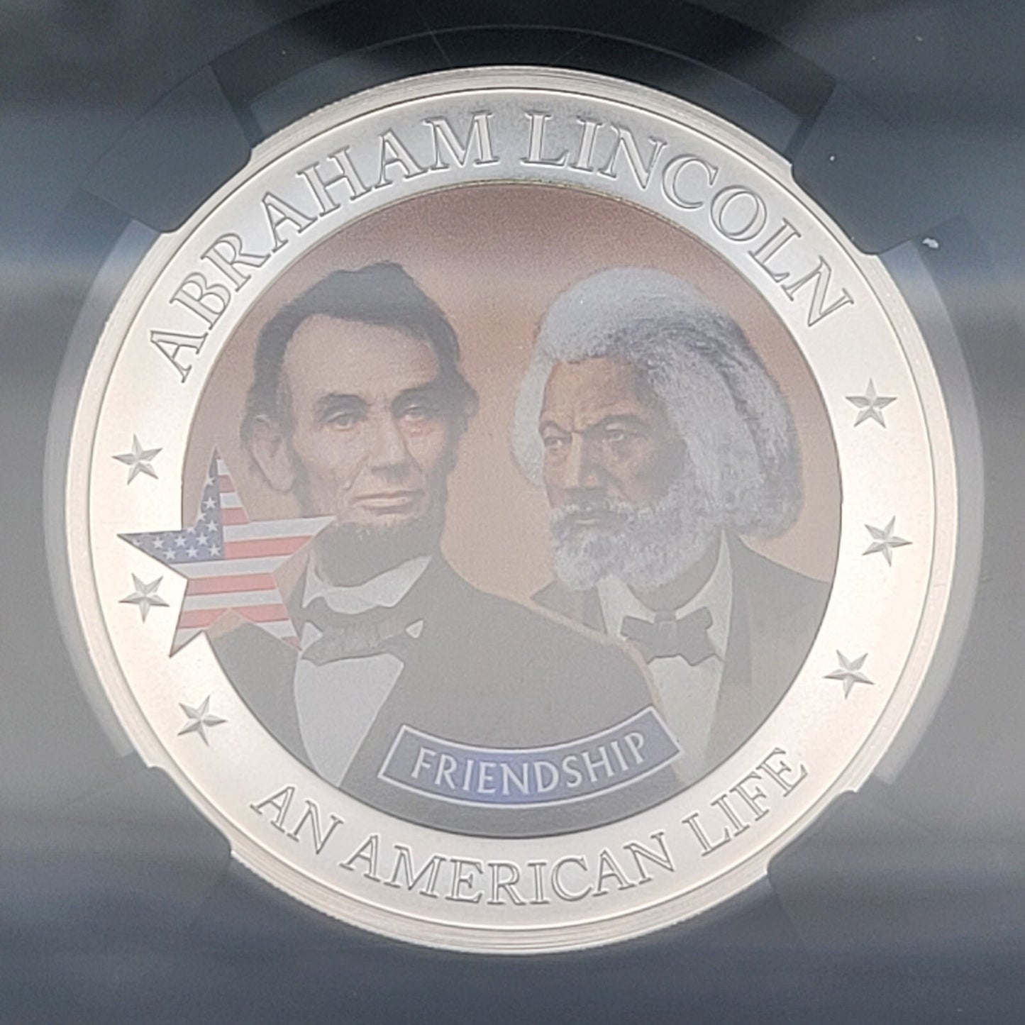 2022 $2 Cook Islands NGC MS70 1/2oz .999 Silver Life of Lincoln Friendship Coin