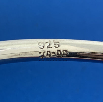 Vintage Taxco 925 Sterling Silver Vermeil Two Tone Ball Station Bangle Bracelet