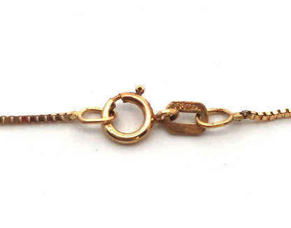 Designer 14K Yellow Gold Diamonique Solitaire Cubic Zirconia Pendant Necklace