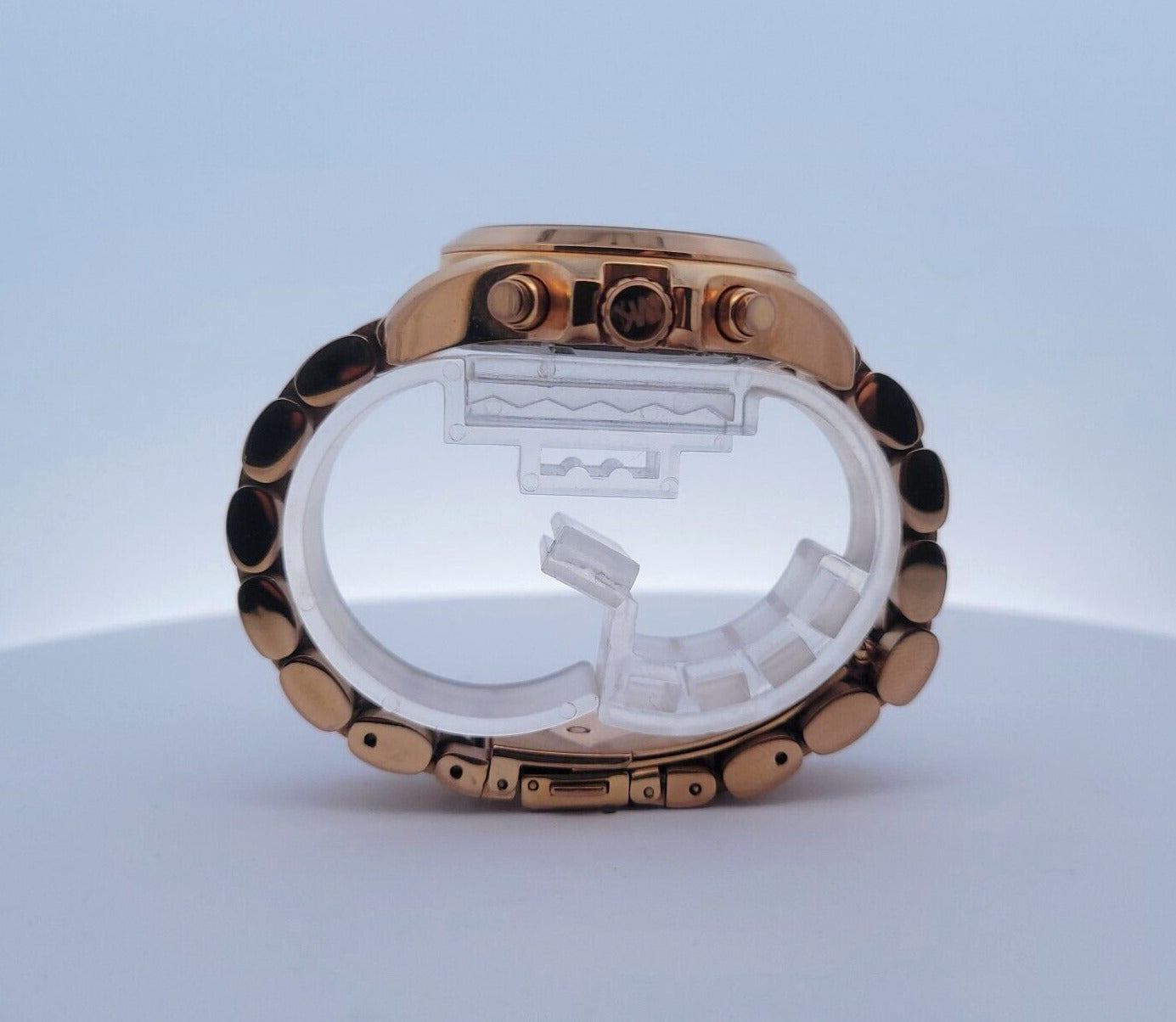 Michael Kors Bradshaw Rose Gold-Toned Stainless Steel Women's Chronograph Watch