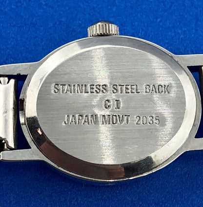 Stone Age Native American Artisan Sterling Silver 925 MOP Bracelet Watch