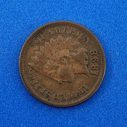 1898 P Indian Head One Cent Penny Type 3 Bronze Better Key Philadelphia Coin