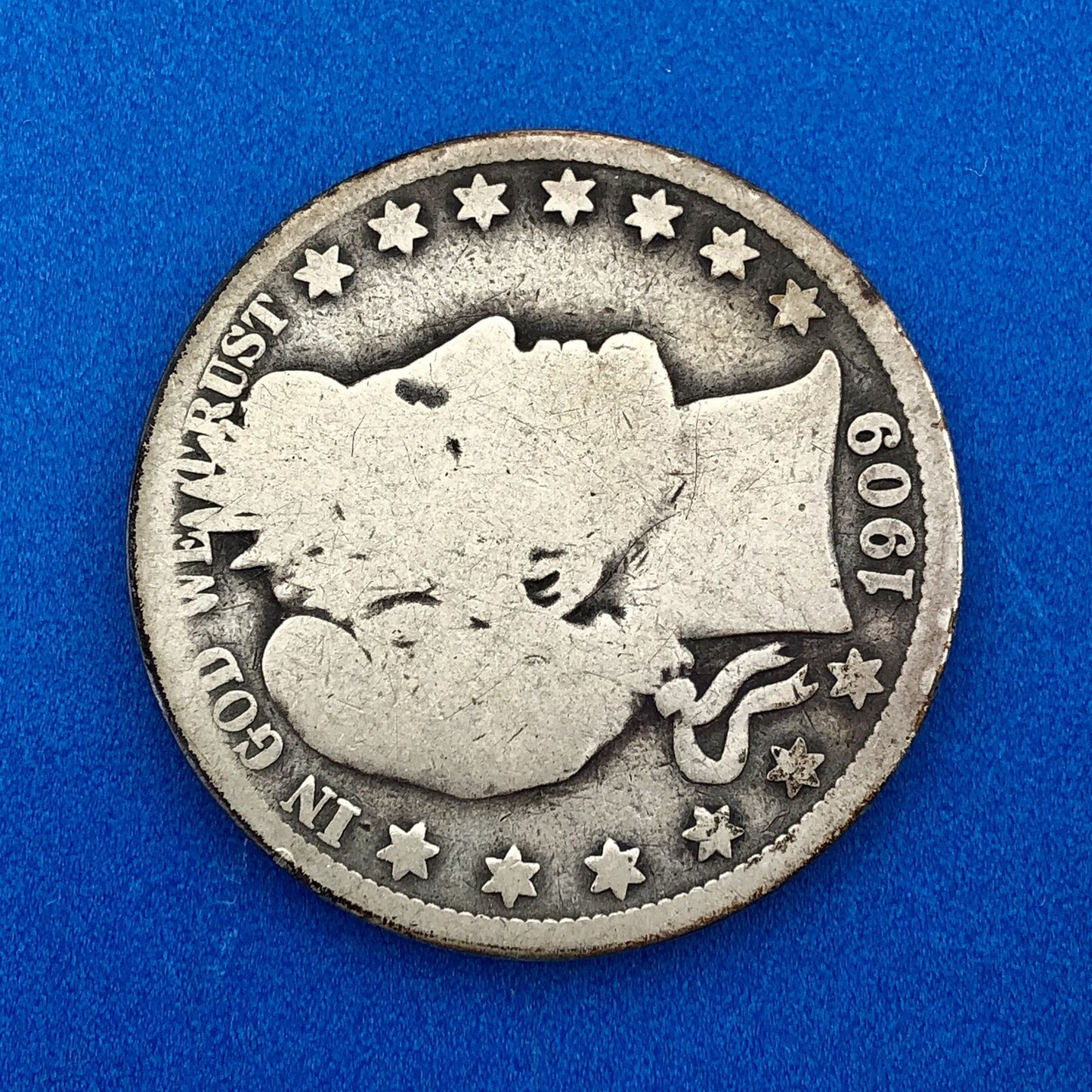 1909 P Silver Barber Half Dollar Better Key Date Philadelphia Coin Rare Scarce