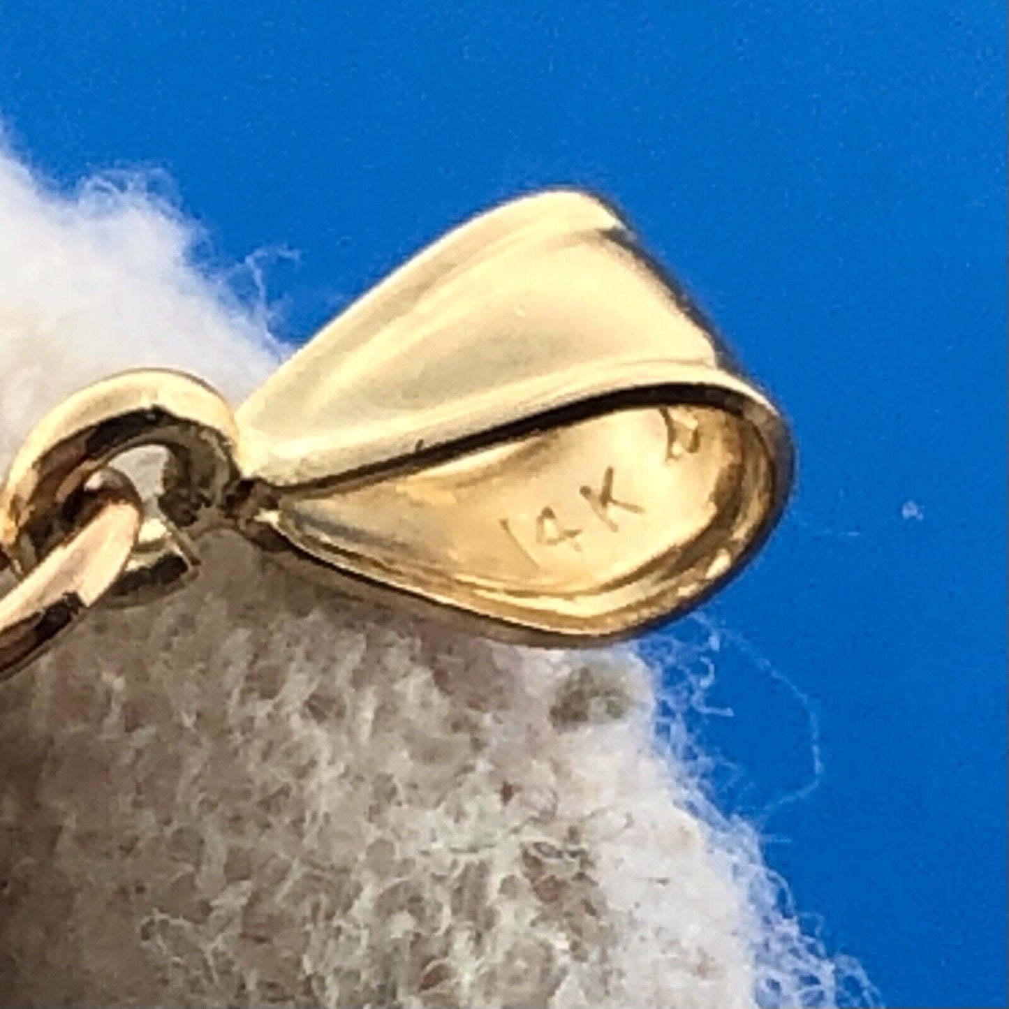 14K Yellow Gold Black Pearl Drop Pendant