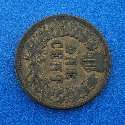 1891 Indian Head One Cent Penny Type 3 Bronze Better Key Philadelphia Coin