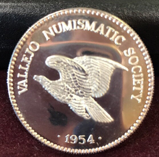 Vallejo Numismatic Society .999 1 Oz Silver Commemorative Round Undated
