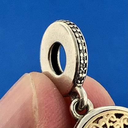 Authentic Pandora Sterling Silver 925 ALE Family Roots Charm 791988CZ