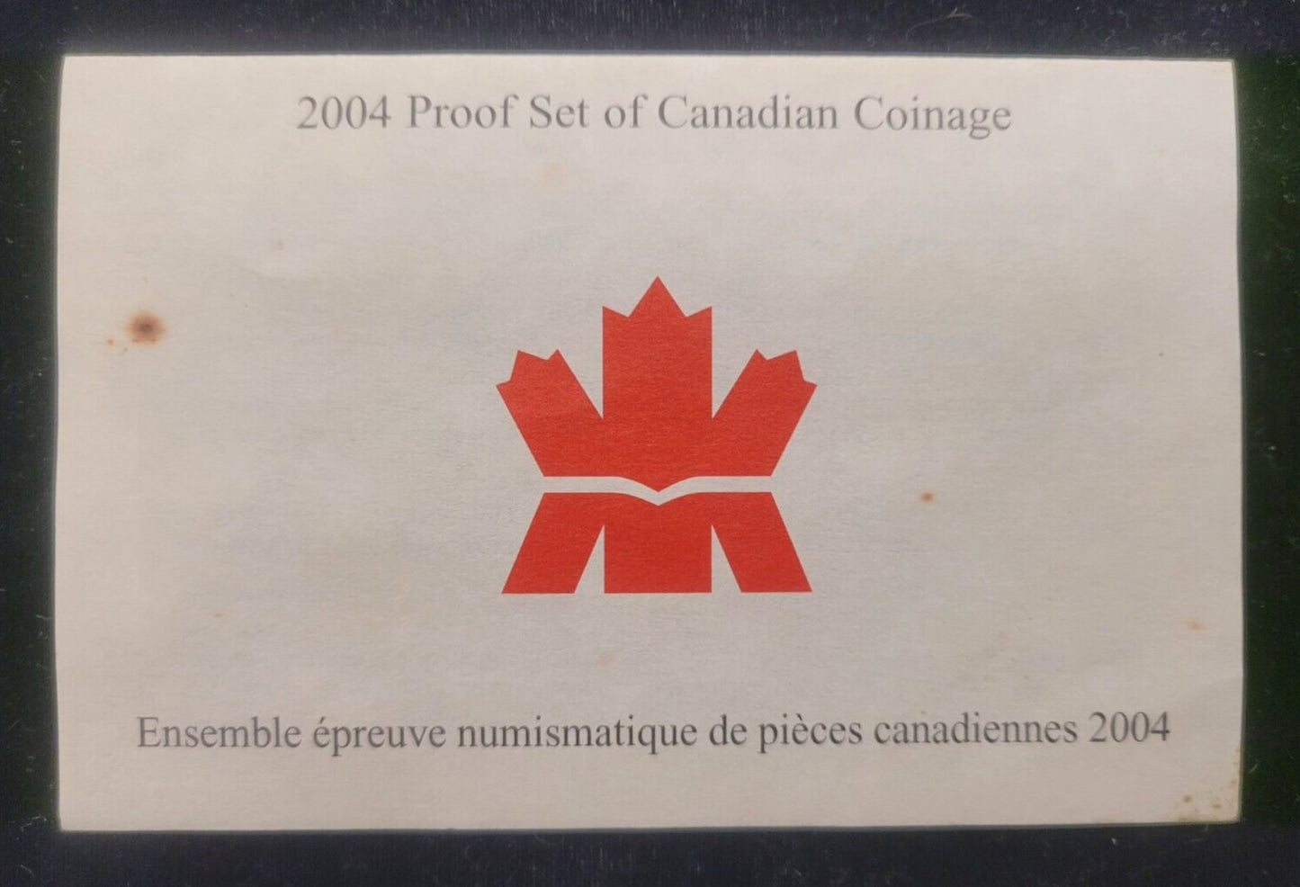 2004 Royal Canadian Mint French Settlement 8-Coin Fine/Sterling Silver Proof Set