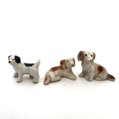 1940's Japan Lot of 14 Pcs Ceramic Miniature Hand Painted Animal Figurines