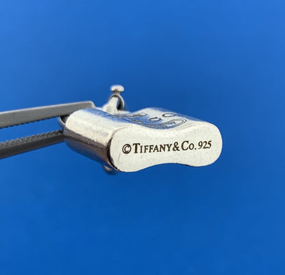 Tiffany & Co 925 Sterling Silver 1837 Collection Signature Padlock Charm Pendant