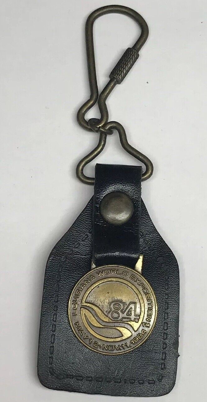 1984 New Orleans World's Fair Louisiana World Exposition Coin Key Chain