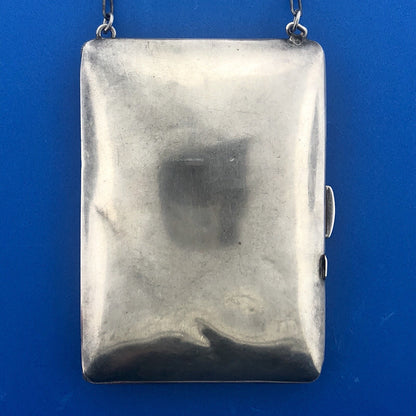 Art Deco Webster Co Sterling Silver Change Cigarette Vanity Purse Monogram CPE