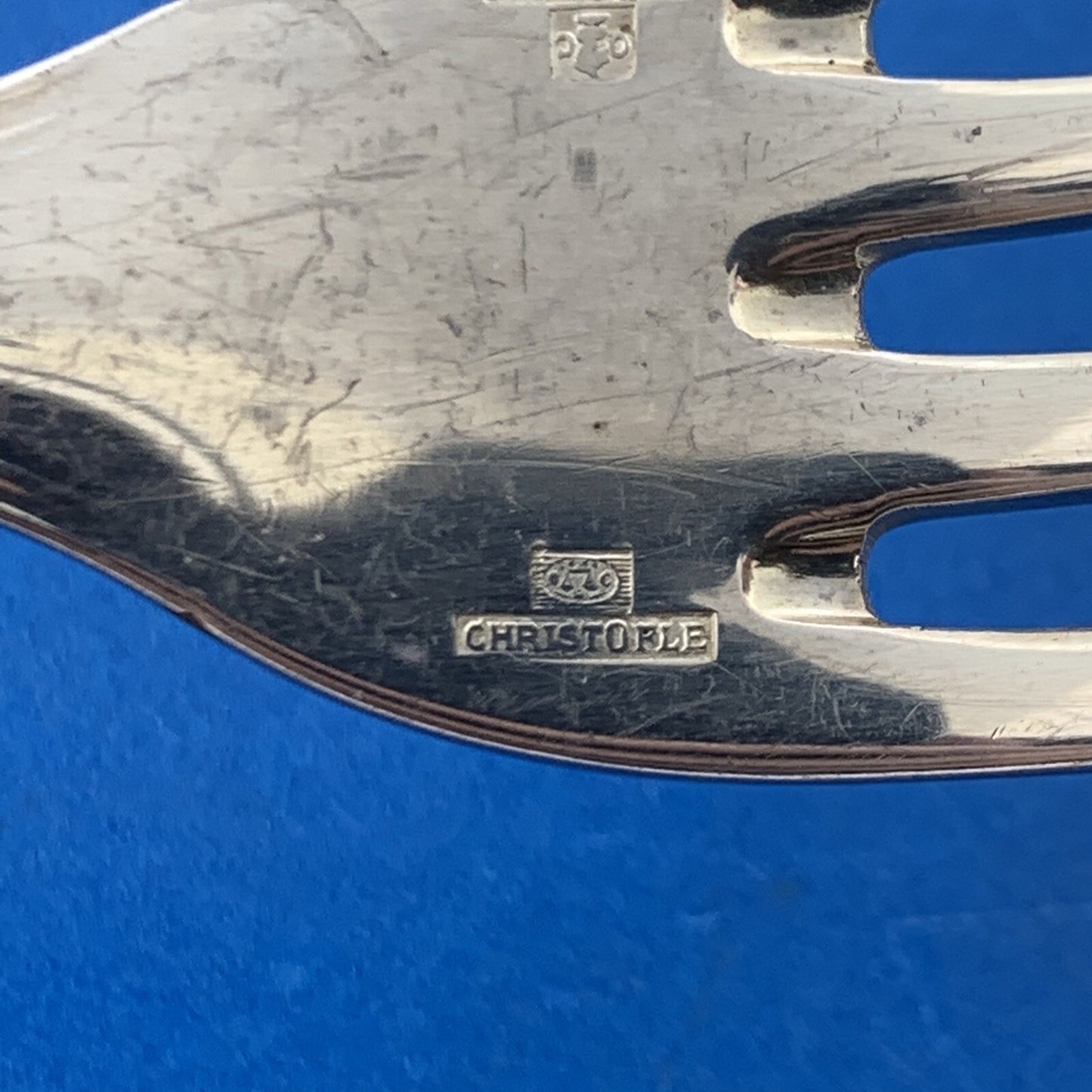 Christolfe France Spatours Silverplate Dessert Fork 6-3/4" No Monogram