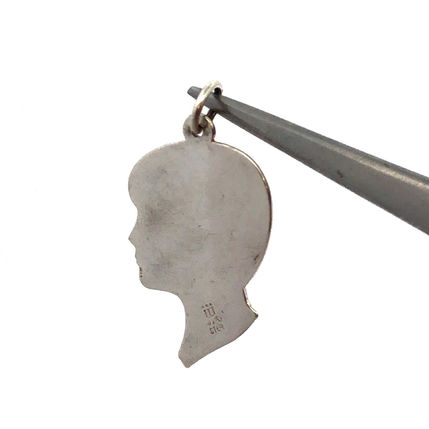 James Avery 925 Sterling Silver Boys Profile Silhouette Jim Charm Pendant