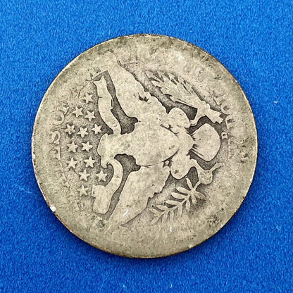 1911 D Silver Barber Quarter Better Key Date Denver Coin Rare Scarce