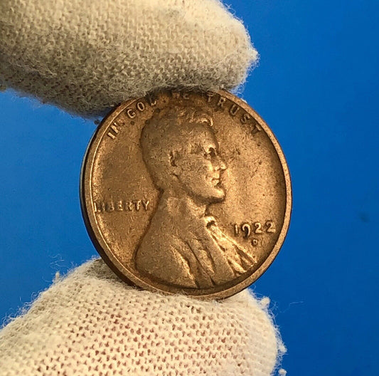 1922 D Lincoln Wheat Small Cent One Penny 1c Better Key Rare Denver Mint Coin
