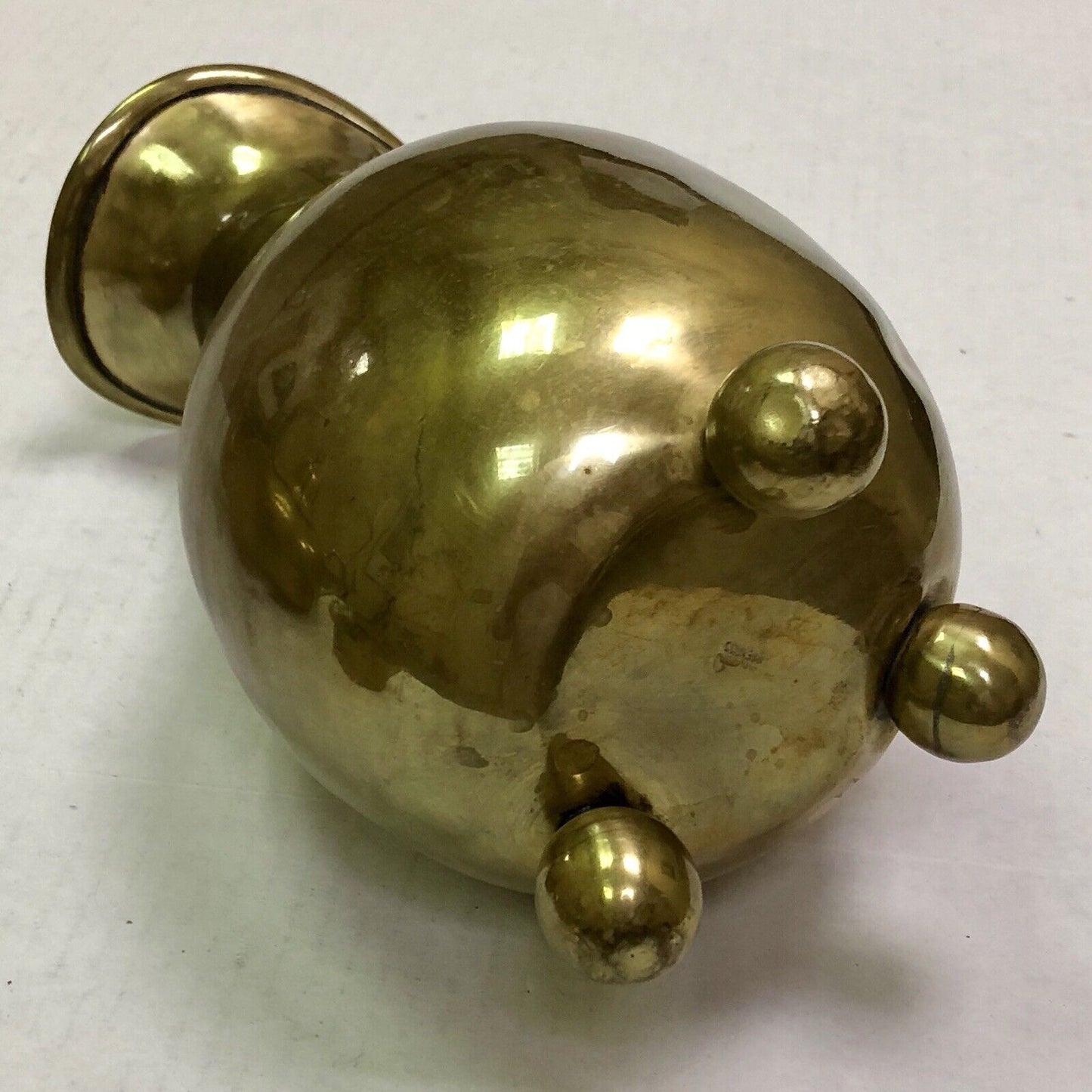 Hecho En Mexico Polished Finish Brass Teapot W/Lid Coffee Urn Creamer Sugar Set