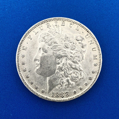 1888 O Morgan Silver Dollar $1 Better Rare Key New Orleans Mint Coin AU Details