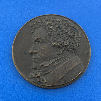 Furst Signed Ludwig Van Beethoven 1770-1827 Commemorative Bronze Medal