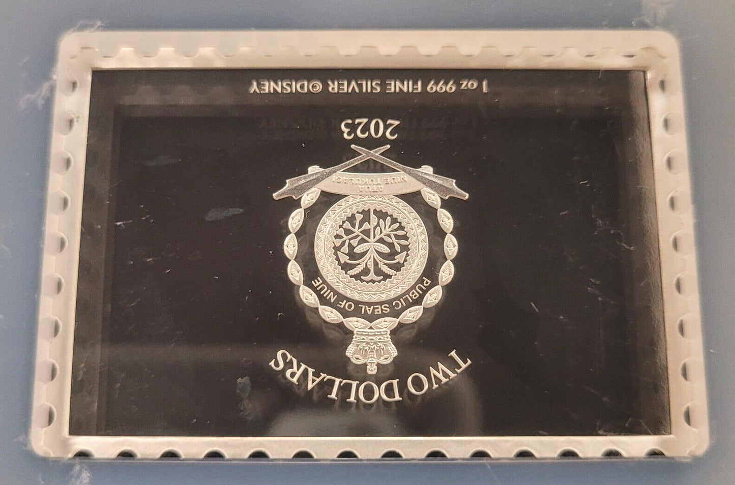 2023 $2 Niue NGC X Proof 9.9 Disney 100 World Stamp - Snow White 1oz .999 Silver