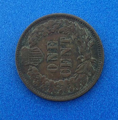 1896 Indian Head One Cent Penny Type 3 Bronze Better Key Philadelphia Coin