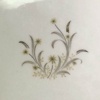 Retired Noritake Ardis China 8 3/8" Platinum Tab Salad Plate TWO Pc Set