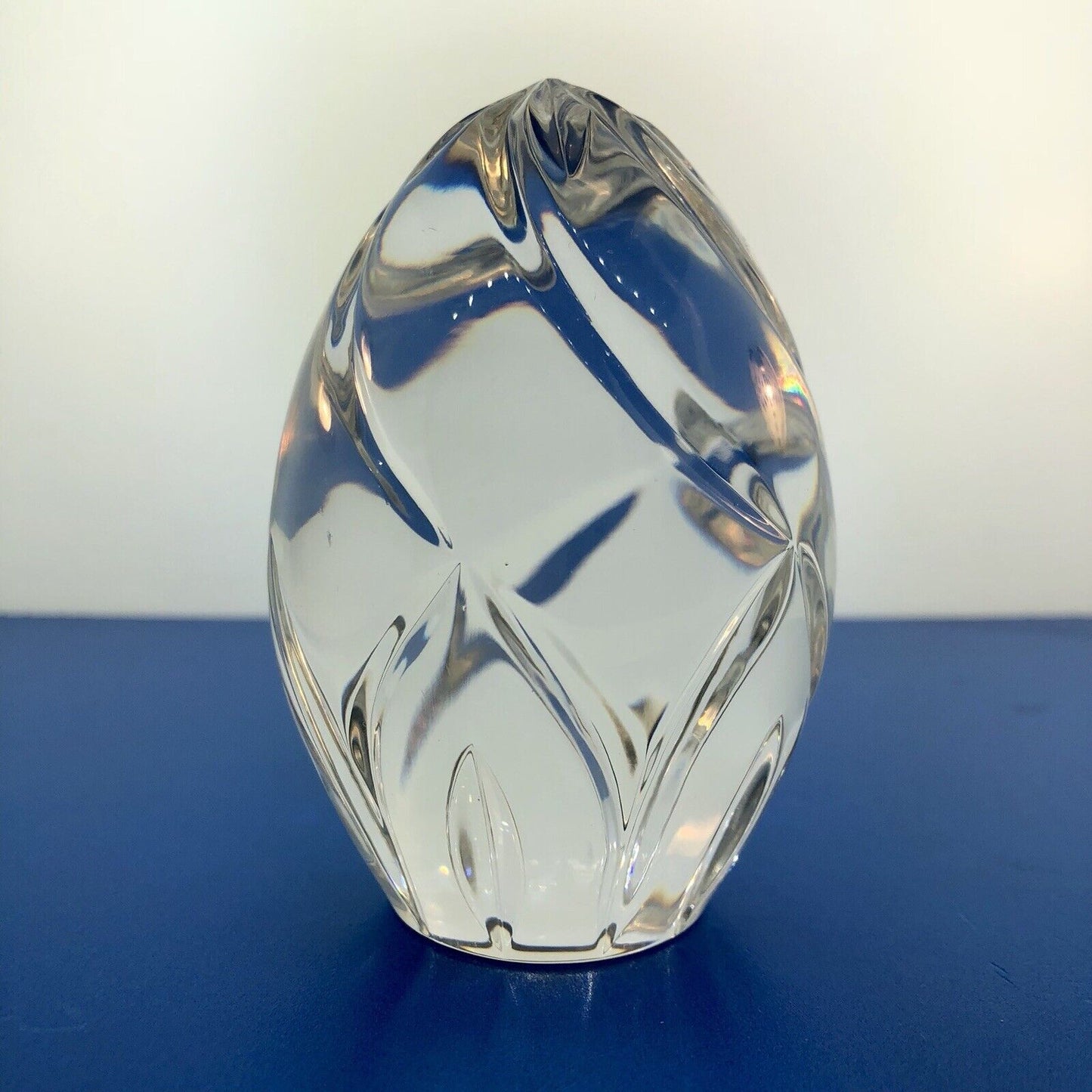 Sullivans Handcrafted Poland 24% PbO Crystal Annual Egg Figurine Paperweight