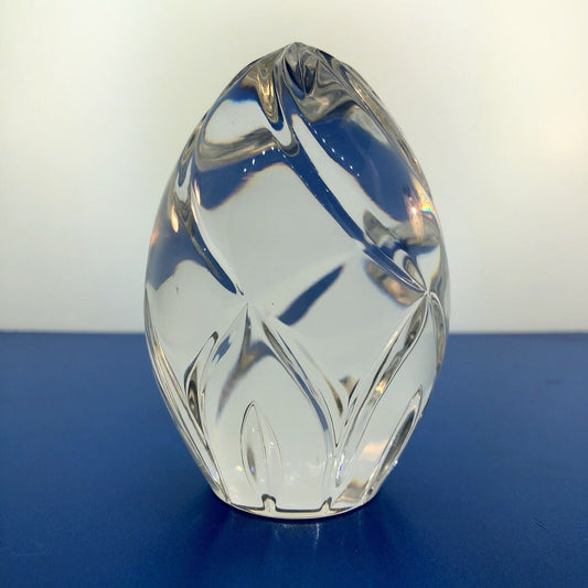Sullivans Handcrafted Poland 24% PbO Crystal Annual Egg Figurine Paperweight