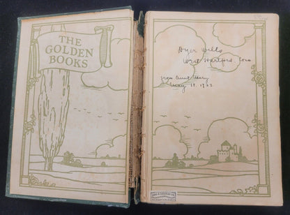 Adventures of Pinnochio by Carlo Collodi 1921 Golden Books for Children Series