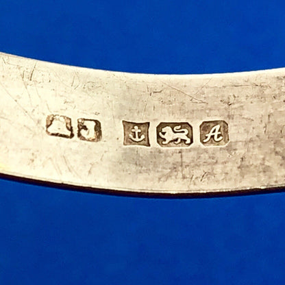 Retro Great Britain 925 Sterling Silver Expandable Adjustable Childs Bracelet