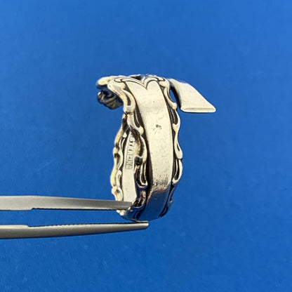 International La Strada Sterling Silver Bypass Expandable Adjustable Spoon Ring