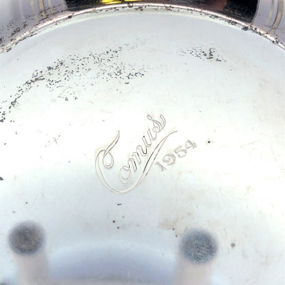 Tiffany & Co 925 Sterling Silver Comus 1954 Mardi Gras Krewe Favor Coaster