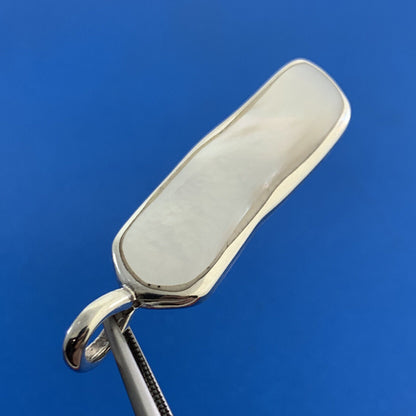 Designer Barse 925 Sterling Silver Mother Of Pearl Rectangular Pendant