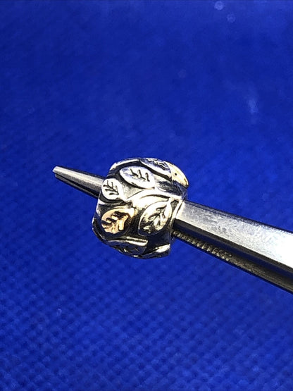 Retired PANDORA ALE 925 Silver 14K Gold Two-Toned Tree of Life Charm 790429