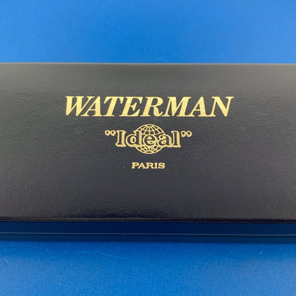 Waterman Ideal 18K Gold Nib Fountain Pen And Ball Point Pen Combo Original Box