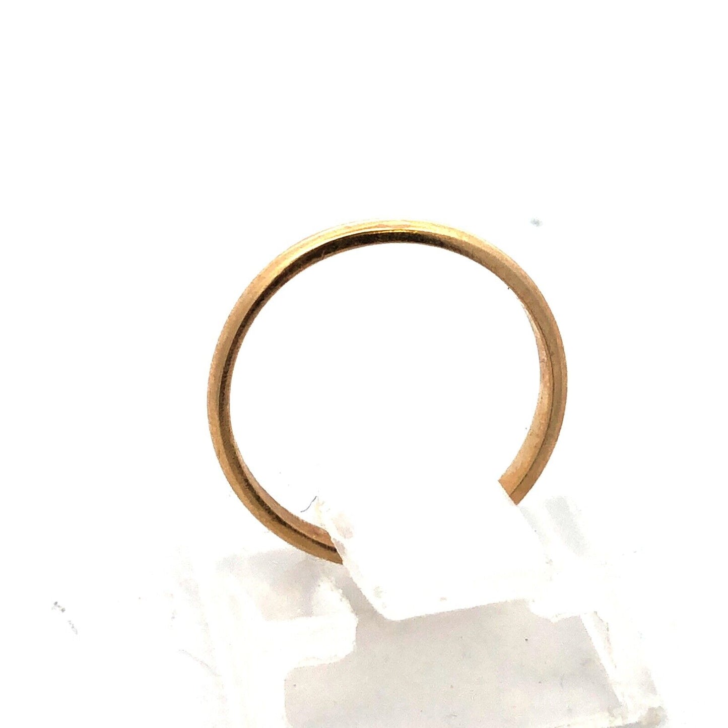Designer BAB 10K Yellow Gold Childs Simple Stackable Pinky Band Ring