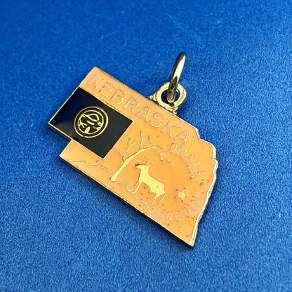 Sterling Silver State Charm - Nebraska