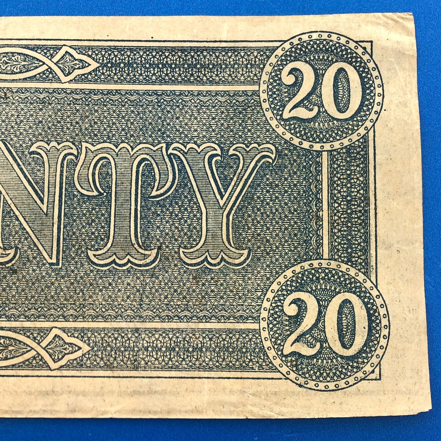 1864 $20 Twenty Dollars Confederate States of America CSA Last Issue T-67 Curren