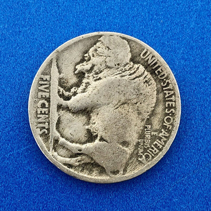 1924 D Indian Head Buffalo Nickel Better Key Scarce Denver Mint Coin