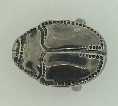 Mignon Faget Sterling Silver 925 Retired Scarab Collection Belt Buckle