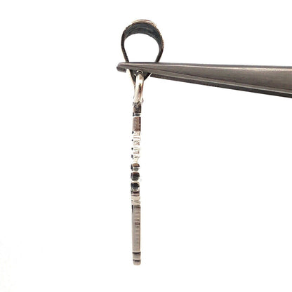 Vintage Taxco Mexico 925 Sterling Silver Textured Cross Pendant