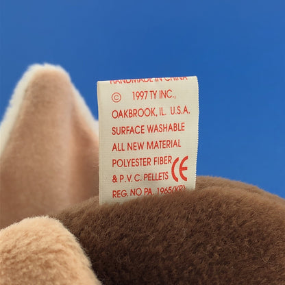 1997 TY Beanie Baby Stretch The Ostrich Near Mint Condition Retired Error- 4182