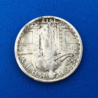 1917 P Standing Liberty Silver Quarter 25c Type 1 Philadelphia VF/XF Details